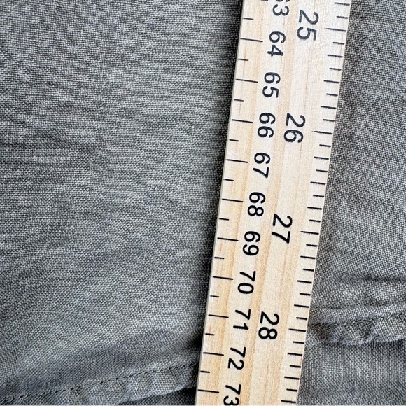 VTG Merona Men's 100% Linen Button Up Short Sleeve Shirt XL - Picture 5 of 8